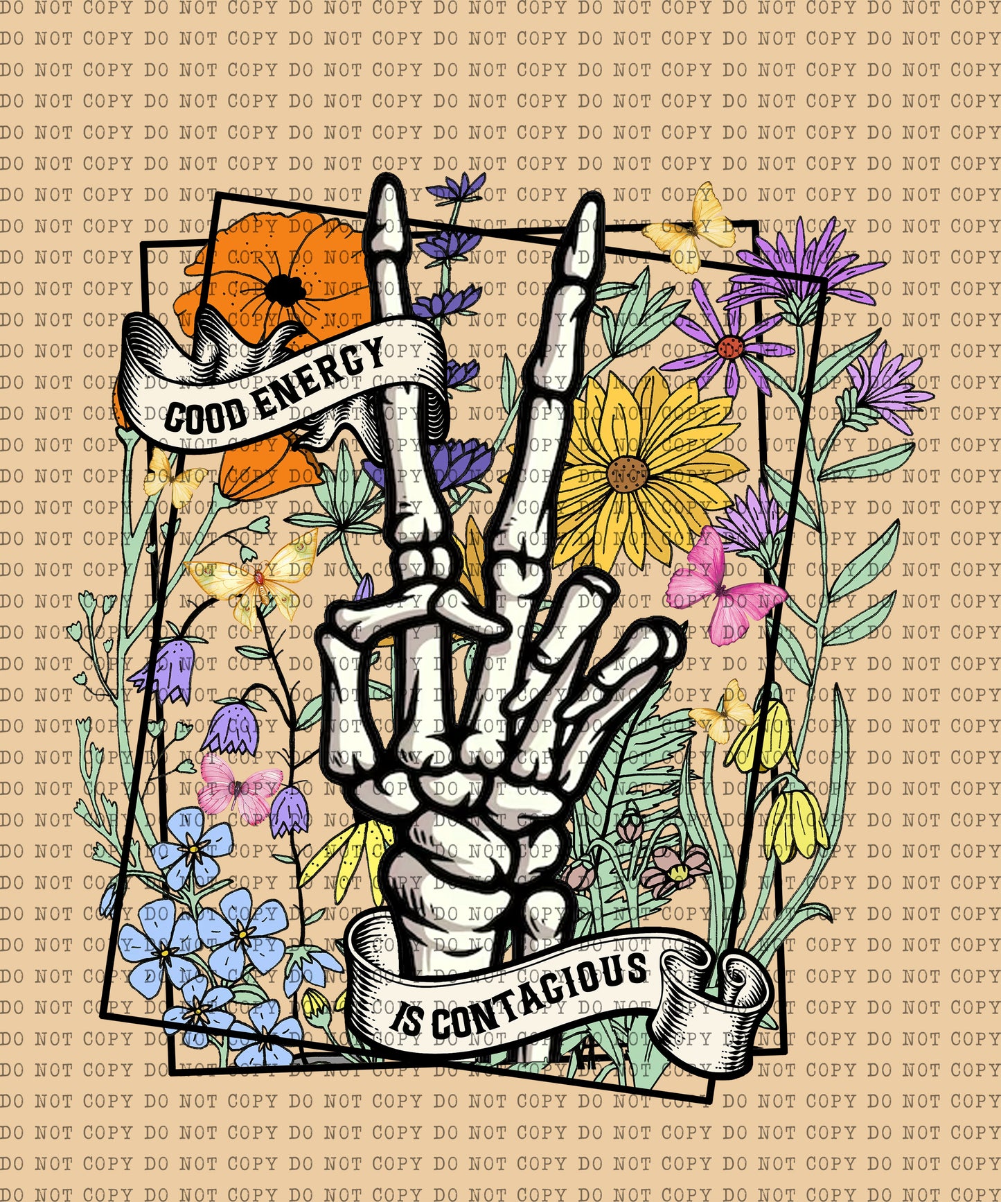 Good Energy is Contagious Crewneck Sweatshirt