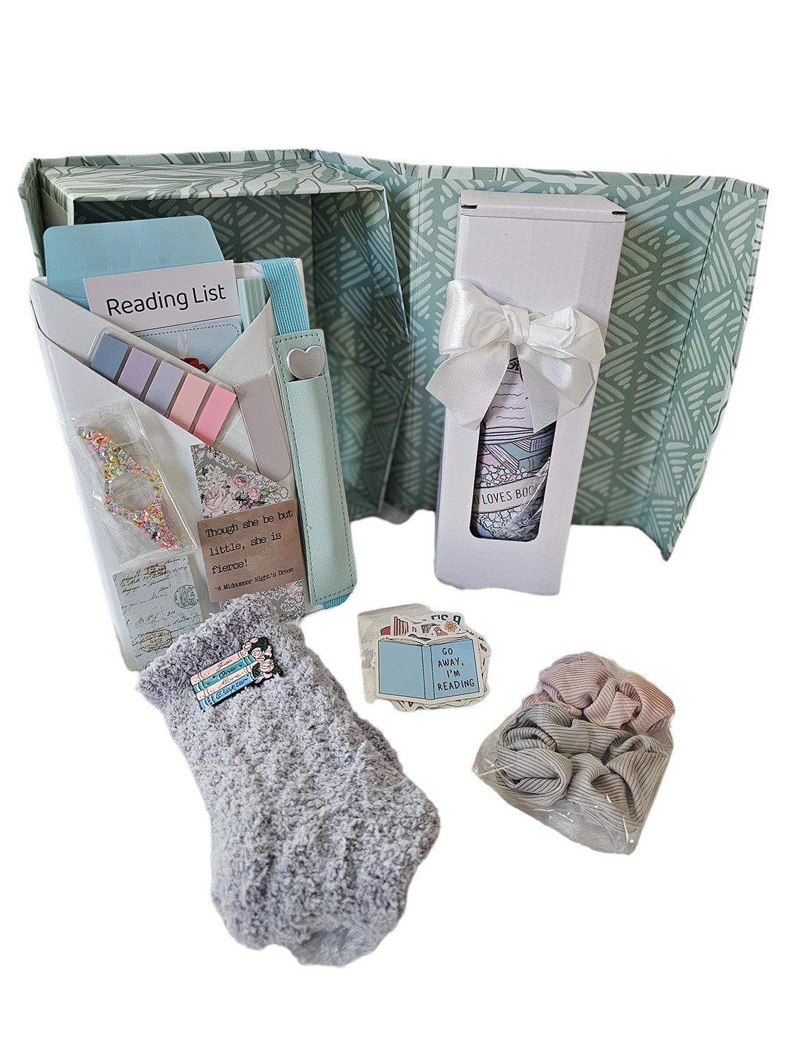 Green Leaf Blind Date with a Thriller Book & Tumbler Box Bundle