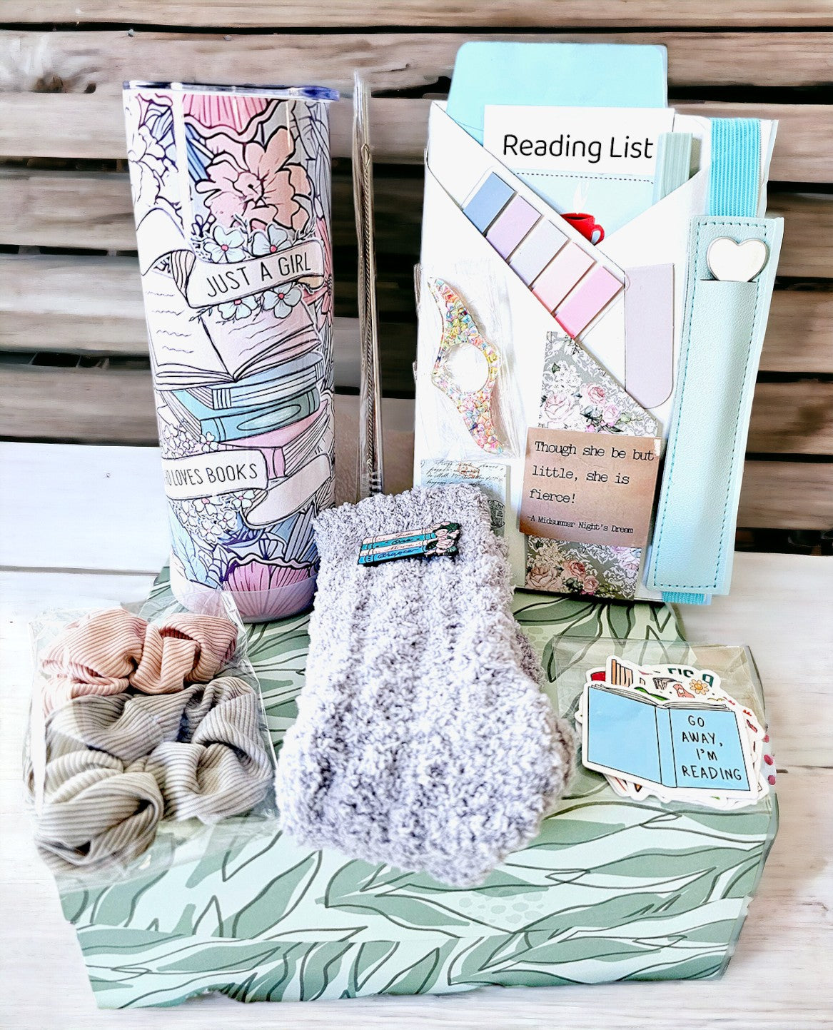 Green Leaf Blind Date with a Thriller Book & Tumbler Box Bundle