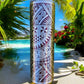 30oz Stainless Steel Polynesian Themed Tumbler-Double Wall Insulated Lid & Straw