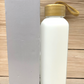 20oz Sublimation Glass Water Bottle with Bamboo Lid